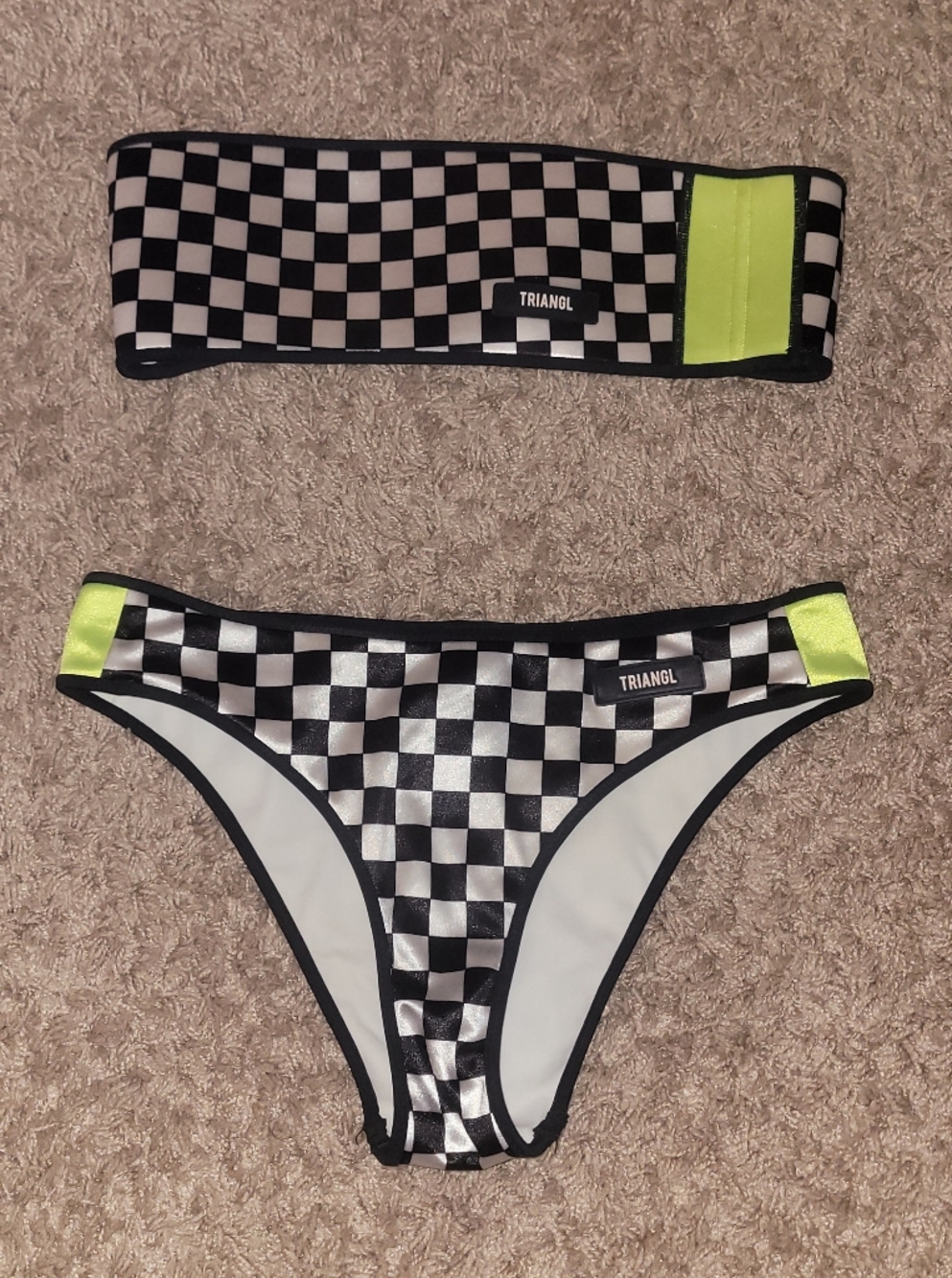 Triangl Checkered Racing Bikini
